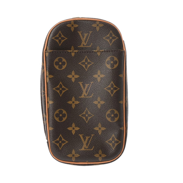 LOUIS VUITTON ルイヴィトン モノグラム ポシェットガンジュ ブラウン M51870 メンズ モノグラムキャンバス ボディバッグ ABランク 中古 銀蔵