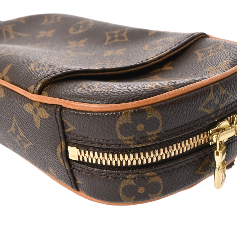 LOUIS VUITTON ルイヴィトン モノグラム ポシェットガンジュ ブラウン M51870 メンズ モノグラムキャンバス ボディバッグ ABランク 中古 銀蔵