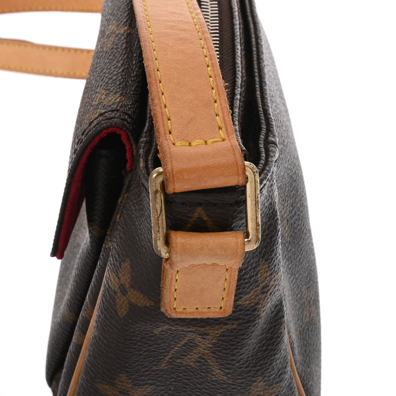 LOUIS VUITTON ルイヴィトン モノグラム ヴィバシテ PM ブラウン M51165 レディース モノグラムキャンバス ショルダーバッグ Bランク 中古 銀蔵