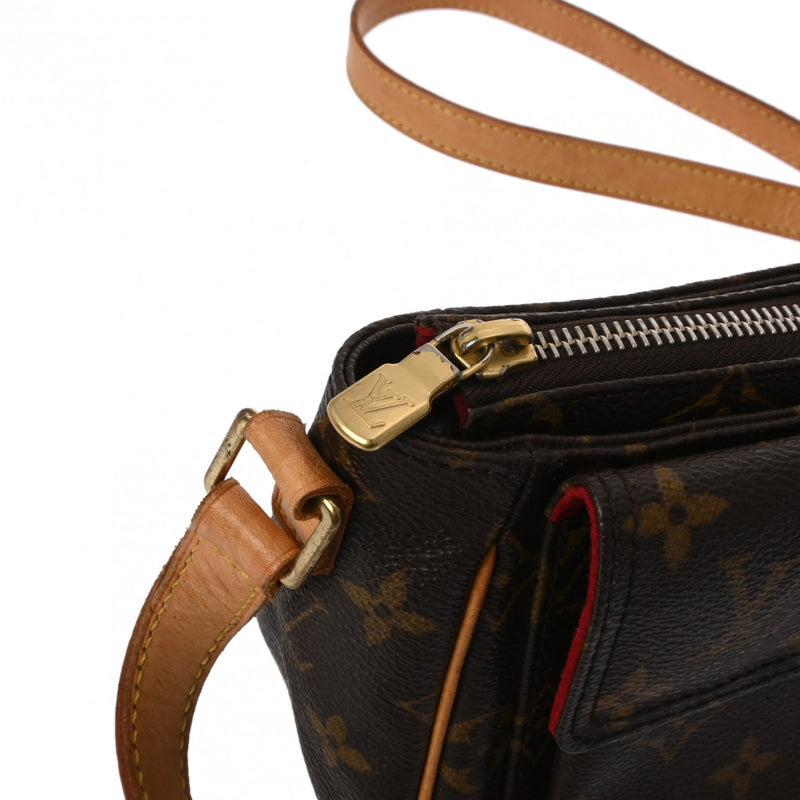 LOUIS VUITTON ルイヴィトン モノグラム ヴィバシテ PM ブラウン M51165 レディース モノグラムキャンバス ショルダーバッグ Bランク 中古 銀蔵