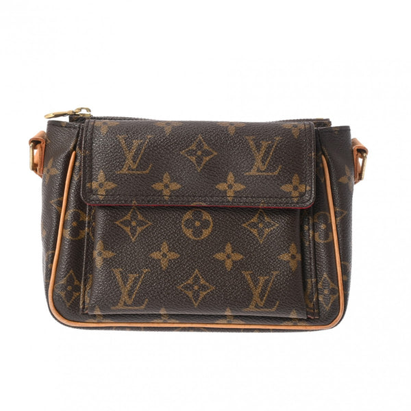 LOUIS VUITTON ルイヴィトン モノグラム ヴィバシテ PM ブラウン M51165 レディース モノグラムキャンバス ショルダーバッグ Bランク 中古 銀蔵