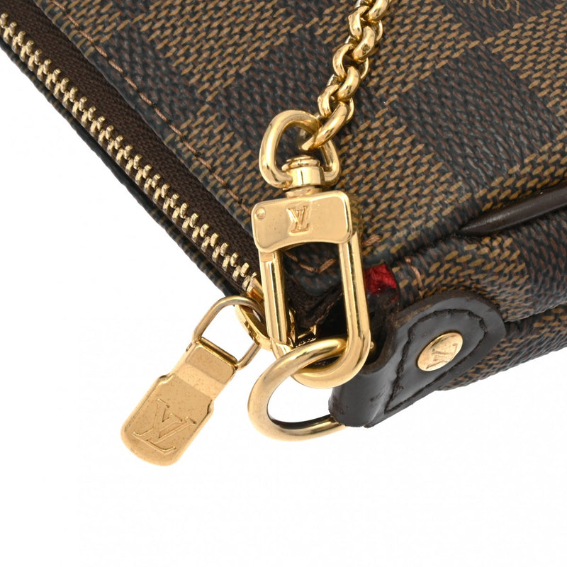 LOUIS VUITTON ルイヴィトン ダミエ エヴァ 2WAY ブラウン N55213 レディース ダミエキャンバス ショルダーバッグ ABランク 中古 銀蔵