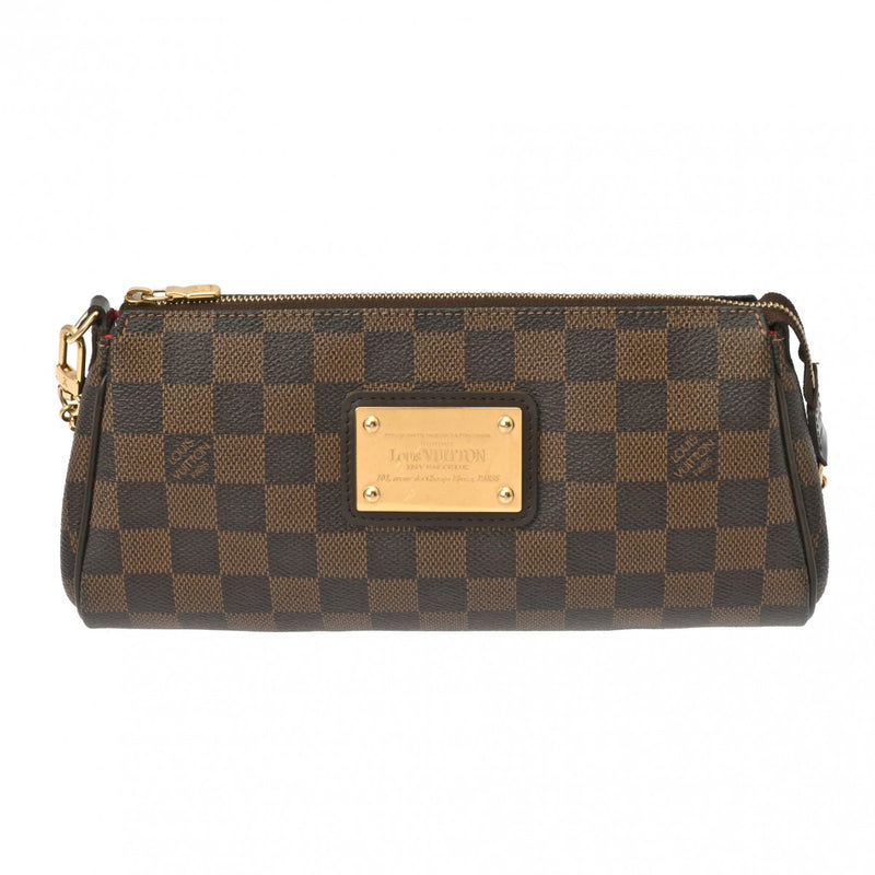 LOUIS VUITTON ルイヴィトン ダミエ エヴァ 2WAY ブラウン N55213 レディース ダミエキャンバス ショルダーバッグ ABランク 中古 銀蔵