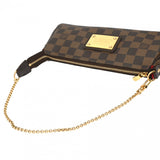 LOUIS VUITTON ルイヴィトン ダミエ エヴァ 2WAY ブラウン N55213 レディース ダミエキャンバス ショルダーバッグ ABランク 中古 銀蔵