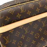 LOUIS VUITTON ルイヴィトン モノグラム リポーター PM ブラウン M45254 ユニセックス モノグラムキャンバス ショルダーバッグ ABランク 中古 銀蔵