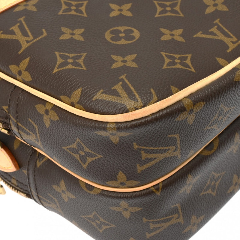 LOUIS VUITTON ルイヴィトン モノグラム リポーター PM ブラウン M45254 ユニセックス モノグラムキャンバス ショルダーバッグ ABランク 中古 銀蔵