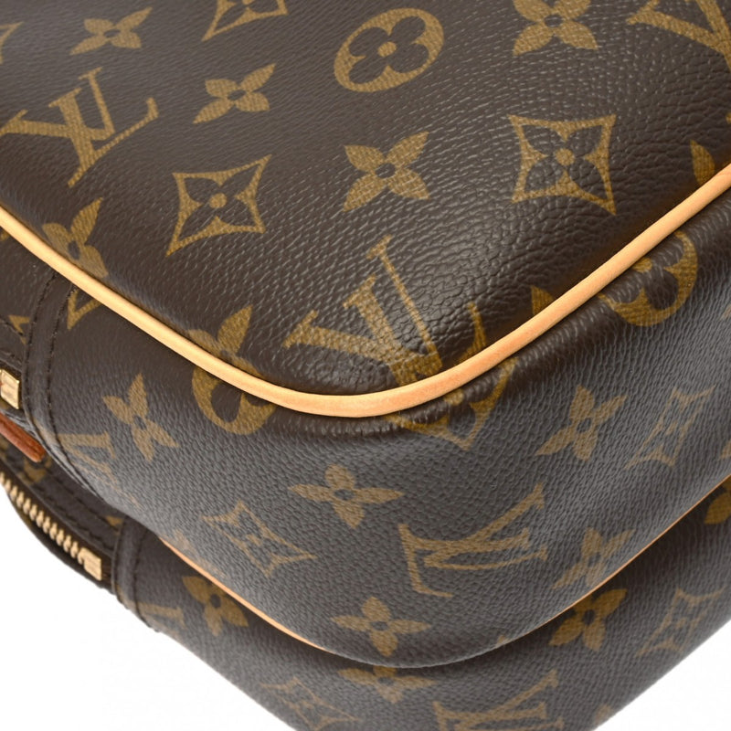 LOUIS VUITTON ルイヴィトン モノグラム リポーター PM ブラウン M45254 ユニセックス モノグラムキャンバス ショルダーバッグ ABランク 中古 銀蔵