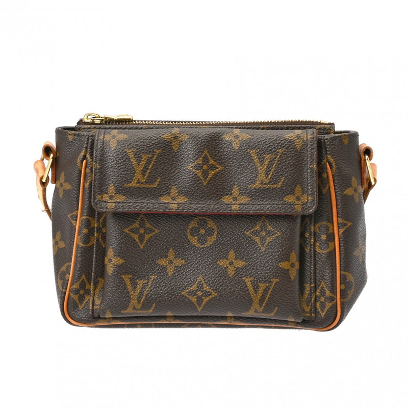 LOUIS VUITTON ルイヴィトン モノグラム ヴィバシテ PM ブラウン M51165 レディース モノグラムキャンバス ショルダーバッグ Bランク 中古 銀蔵