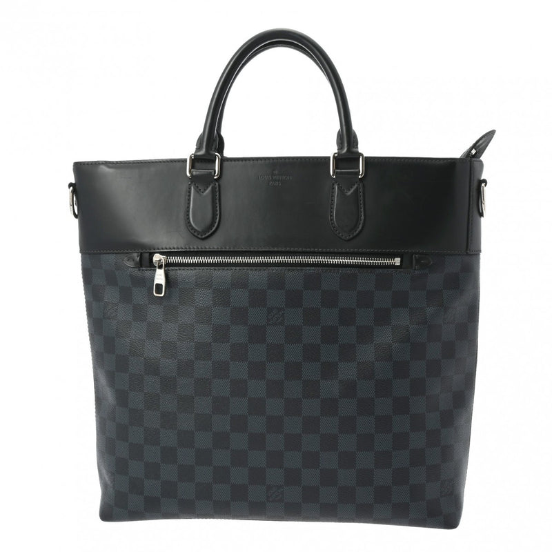 LOUIS VUITTON ルイヴィトン ダミエコバルト ニューポート トート ネイビー N41588 メンズ ダミエキャンバス ハンドバッグ Bランク 中古 銀蔵