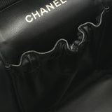 CHANEL シャネル 縦型バニティ ブラック A01998 レディース キャビアスキン ハンドバッグ Aランク 中古 銀蔵