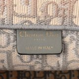 CHRISTIAN DIOR クリスチャンディオール ブックトート ミディアム オブリーク グレー M1296ZRIW レディース キャンバス ハンドバッグ Bランク 中古 銀蔵