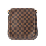 LOUIS VUITTON ルイヴィトン ダミエ ミュゼットサルサ ロング ブラウン N51300 レディース ダミエキャンバス ショルダーバッグ Bランク 中古 銀蔵