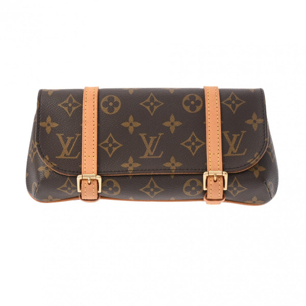 LOUIS VUITTON ルイヴィトン モノグラム ポシェットマル ブラウン M51159 レディース モノグラムキャンバス ウエストバッグ ABランク 中古 銀蔵