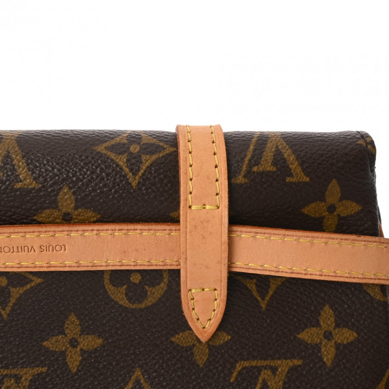 LOUIS VUITTON ルイヴィトン モノグラム ポシェットマル ブラウン M51159 レディース モノグラムキャンバス ウエストバッグ ABランク 中古 銀蔵