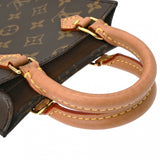 LOUIS VUITTON ルイヴィトン モノグラム プティット サックプラ 旧型 2WAY ブラウン M69442 レディース モノグラムキャンバス ハンドバッグ ABランク 中古 銀蔵