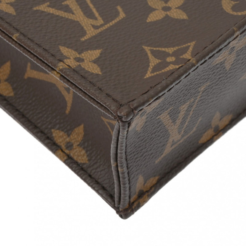 LOUIS VUITTON ルイヴィトン モノグラム プティット サックプラ 旧型 2WAY ブラウン M69442 レディース モノグラムキャンバス ハンドバッグ ABランク 中古 銀蔵