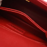 CHANEL シャネル トップハンドル XS 2WAY レッド A92990 レディース キャビアスキン ハンドバッグ ABランク 中古 銀蔵