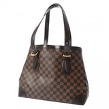 LOUIS VUITTON ルイヴィトン ダミエ ハムステッド MM ブラウン N51204 レディース ダミエキャンバス ハンドバッグ Aランク 中古 銀蔵