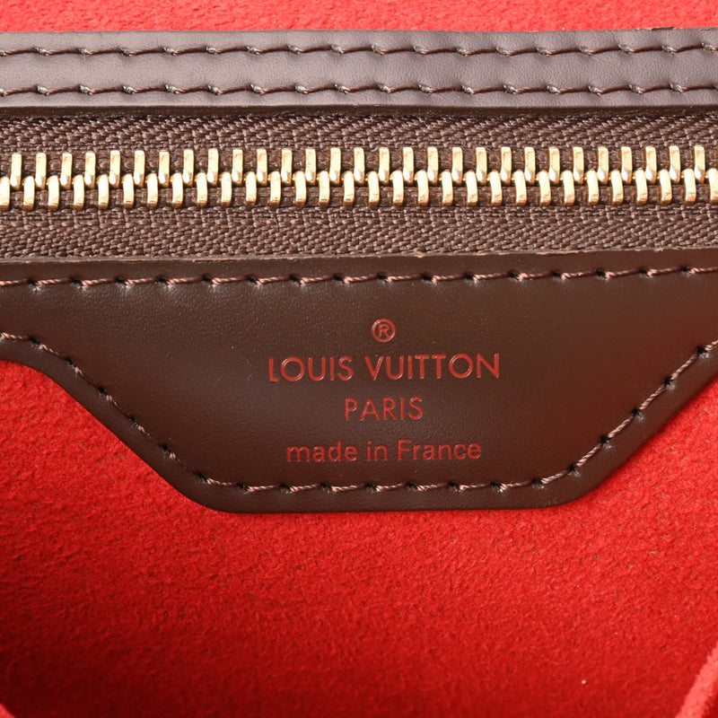 LOUIS VUITTON ルイヴィトン ダミエ ベルガモ MM ブラウン N41168 レディース ダミエキャンバス ハンドバッグ ABランク 中古 銀蔵