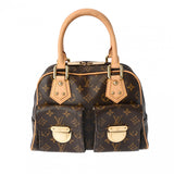 LOUIS VUITTON ルイヴィトン モノグラム マンハッタン PM ブラウン M40026 レディース モノグラムキャンバス ハンドバッグ ABランク 中古 銀蔵