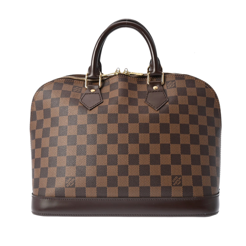 LOUIS VUITTON ルイヴィトン ダミエ アルマ ブラウン N51131 レディース ダミエキャンバス ハンドバッグ ABランク 中古 銀蔵