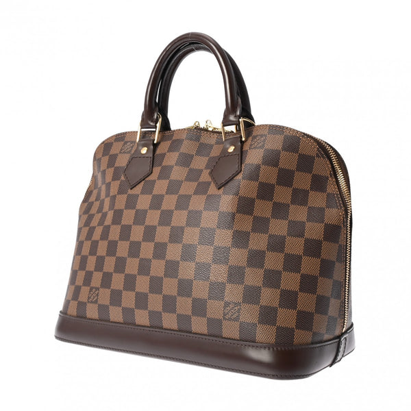 LOUIS VUITTON ルイヴィトン ダミエ アルマ ブラウン N51131 レディース ダミエキャンバス ハンドバッグ ABランク 中古 銀蔵