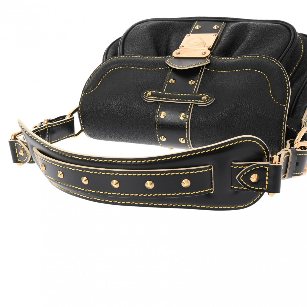 ルイヴィトンコンフィダン 53412 黒 レディース レザー ショルダー