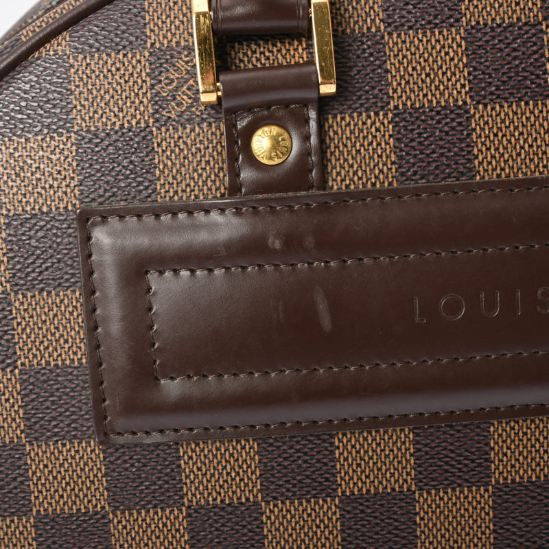 LOUIS VUITTON ルイヴィトン ダミエ ノリータ ブラウン N41455 ユニセックス ダミエキャンバス ハンドバッグ ABランク 中古 銀蔵