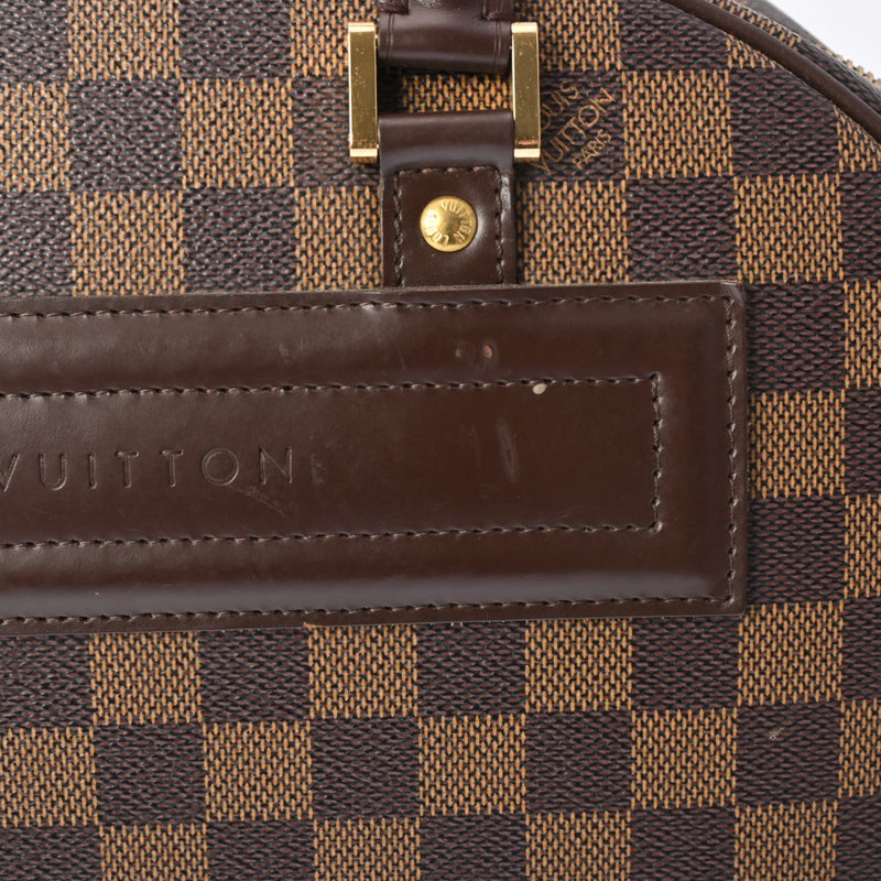 LOUIS VUITTON ルイヴィトン ダミエ ノリータ ブラウン N41455 ユニセックス ダミエキャンバス ハンドバッグ ABランク 中古 銀蔵