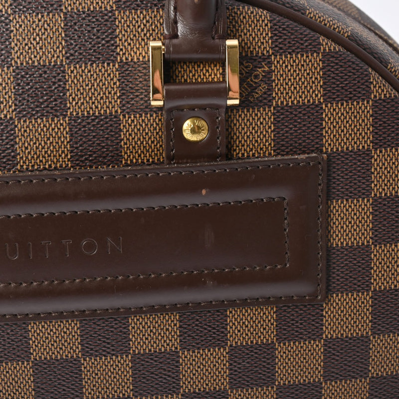 LOUIS VUITTON ルイヴィトン ダミエ ノリータ ブラウン N41455 ユニセックス ダミエキャンバス ハンドバッグ ABランク 中古 銀蔵