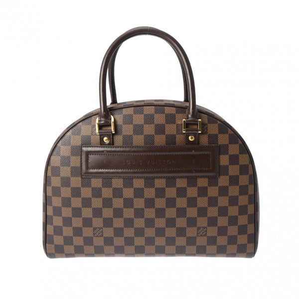 LOUIS VUITTON ルイヴィトン ダミエ ノリータ ブラウン N41455 ユニセックス ダミエキャンバス ハンドバッグ ABランク 中古 銀蔵