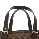 LOUIS VUITTON ルイヴィトン ダミエ ハムステッド MM ブラウン N51204 レディース ダミエキャンバス ハンドバッグ Aランク 中古 銀蔵