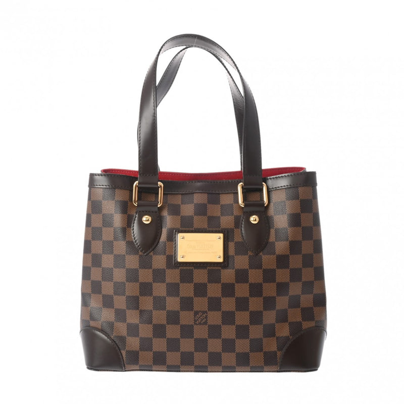 LOUIS VUITTON ルイヴィトン ダミエ ハムステッド PM ブラウン N51205 レディース ダミエキャンバス ハンドバッグ Aランク 中古 銀蔵