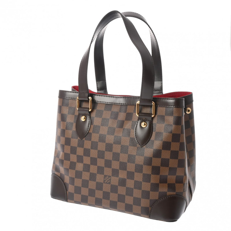 LOUIS VUITTON ルイヴィトン ダミエ ハムステッド PM ブラウン N51205 レディース ダミエキャンバス ハンドバッグ Aランク 中古 銀蔵