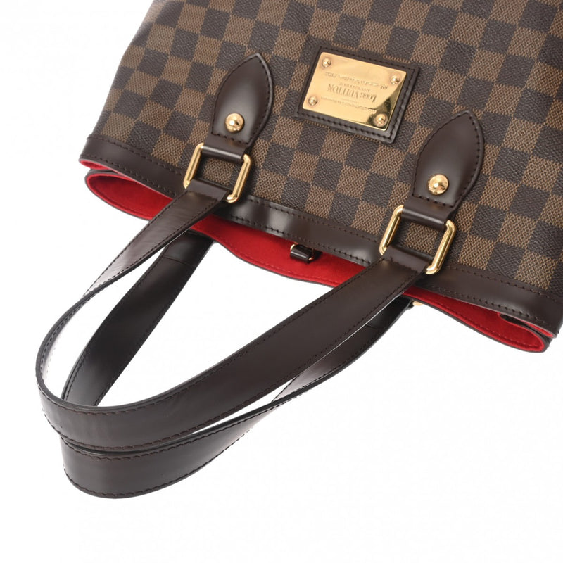 LOUIS VUITTON ルイヴィトン ダミエ ハムステッド PM ブラウン N51205 レディース ダミエキャンバス ハンドバッグ ABランク 中古 銀蔵