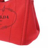 PRADA プラダ カナパトート ミニ レッド 1BG439 レディース デニム ハンドバッグ ABランク 中古 銀蔵