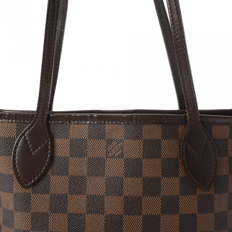 LOUIS VUITTON ルイヴィトン ダミエ ネヴァーフル PM  ブラウン N51109 レディース ダミエキャンバス ハンドバッグ Bランク 中古 銀蔵