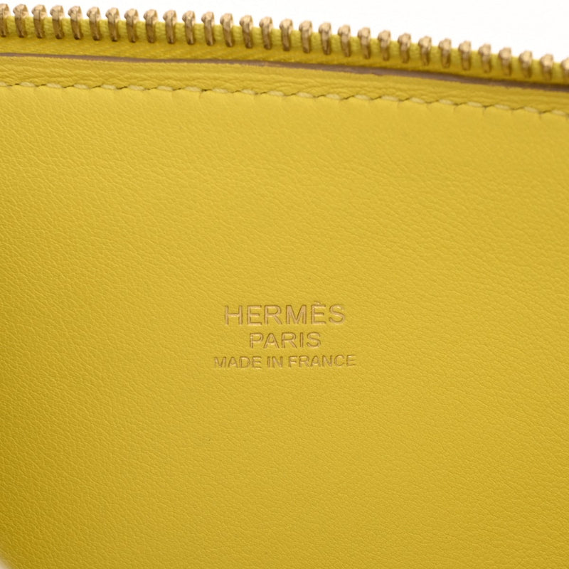 HERMES エルメス ボリード 27 2WAY ライム D刻印(2019年頃) レディース スイフト ハンドバッグ Aランク 中古 銀蔵