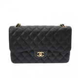 CHANEL シャネル マトラッセ チェーンショルダー 30cm ブラック A58600 レディース キャビアスキン ショルダーバッグ Aランク 中古 銀蔵