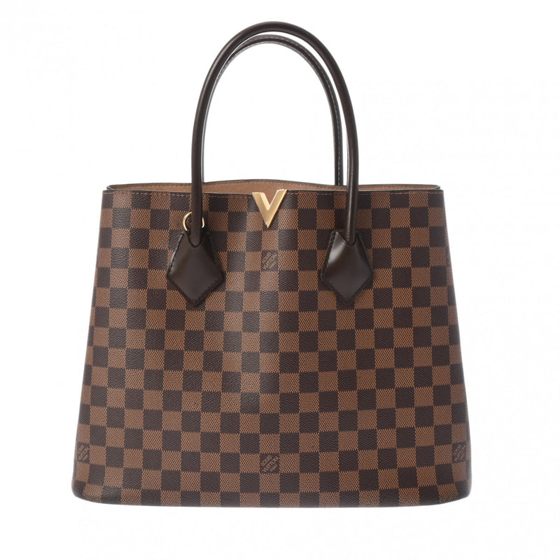 LOUIS VUITTON ルイヴィトン ダミエ ケンジントン 2WAYバッグ ブラウン N41435 レディース ダミエキャンバス ハンドバッグ ABランク 中古 銀蔵