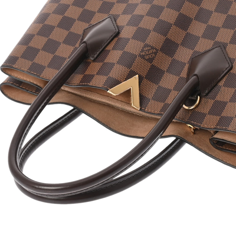 LOUIS VUITTON ルイヴィトン ダミエ ケンジントン 2WAYバッグ ブラウン N41435 レディース ダミエキャンバス ハンドバッグ ABランク 中古 銀蔵