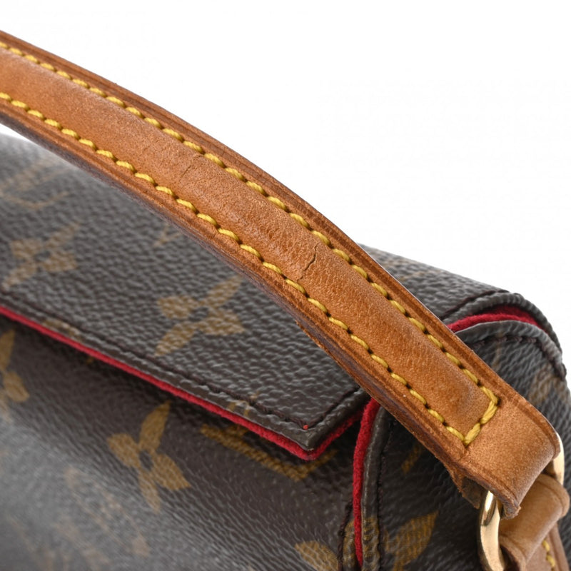 LOUIS VUITTON ルイヴィトン モノグラム レシタル ブラウン M51900 レディース モノグラムキャンバス ハンドバッグ Bランク 中古 銀蔵