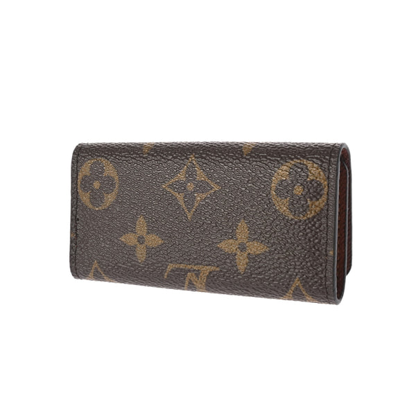 LOUIS VUITTON ルイヴィトン モノグラム ミュルティクレ 4  ブラウン M62631 ユニセックス モノグラムキャンバス キーケース ABランク 中古 銀蔵