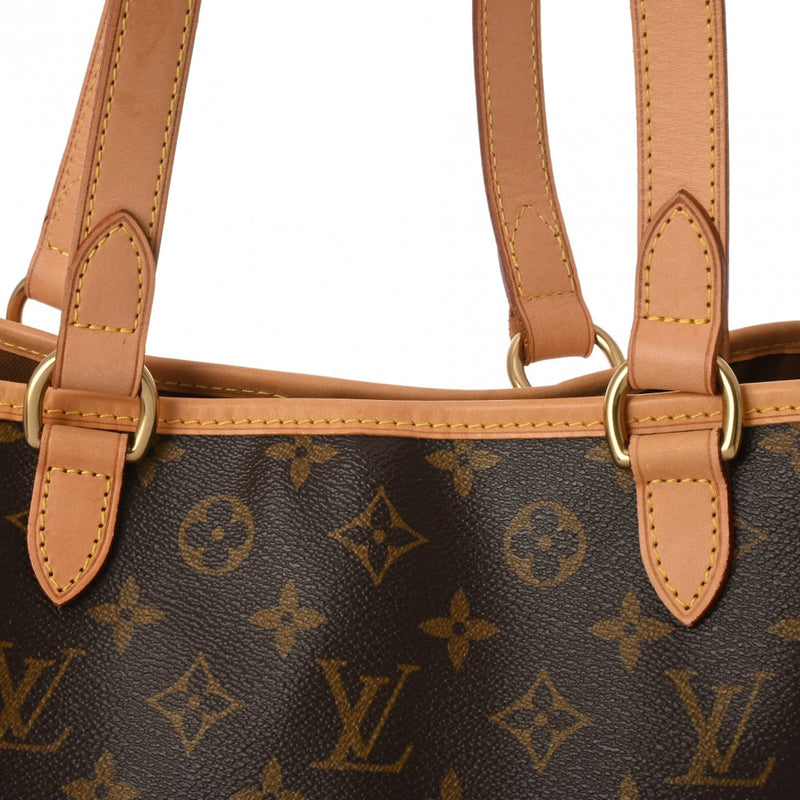 LOUIS VUITTON ルイヴィトン モノグラム バティニョール オリゾンタル ブラウン M51154 レディース モノグラムキャンバス トートバッグ ABランク 中古 銀蔵