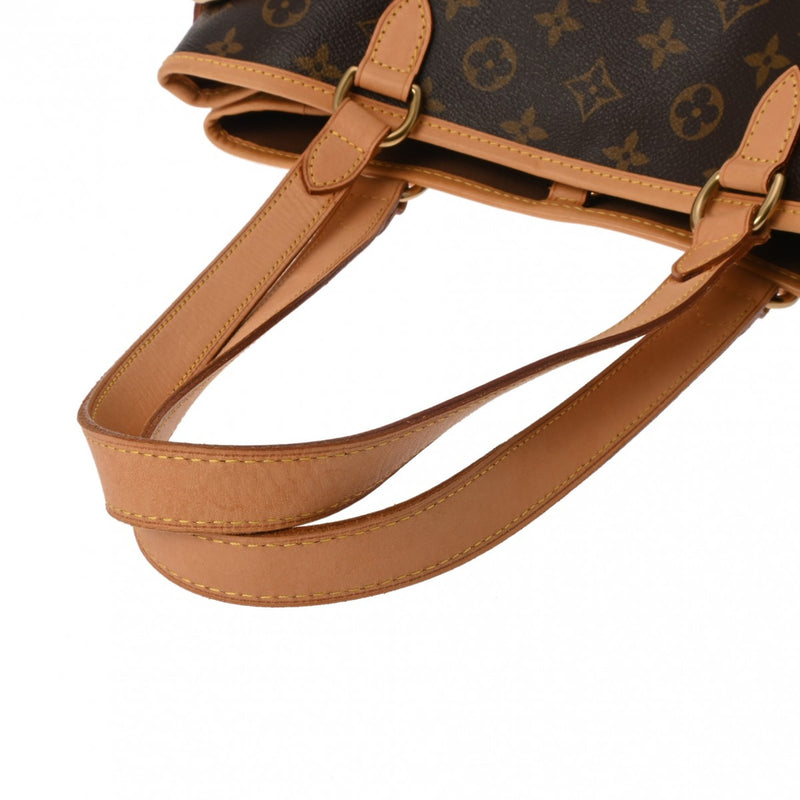 LOUIS VUITTON ルイヴィトン モノグラム バティニョール オリゾンタル ブラウン M51154 レディース モノグラムキャンバス トートバッグ ABランク 中古 銀蔵