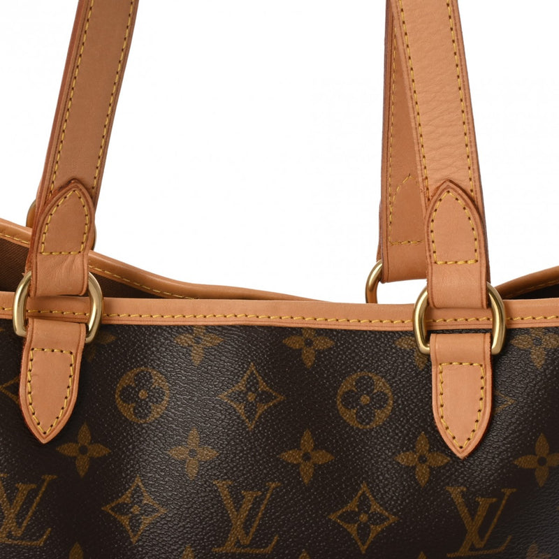 LOUIS VUITTON ルイヴィトン モノグラム バティニョール オリゾンタル ブラウン M51154 レディース モノグラムキャンバス トートバッグ ABランク 中古 銀蔵