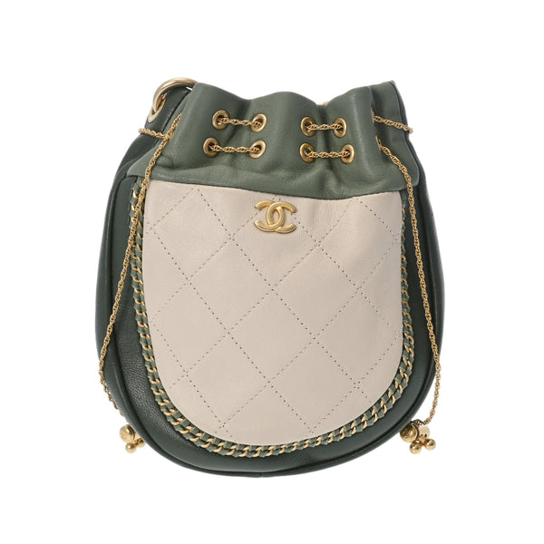 ビューティーワールドII☆シャネル巾着のおまけ付き☆ CHANEL シャネル ドーヴィル チェーン ショルダーバッグ 巾着 A57536
