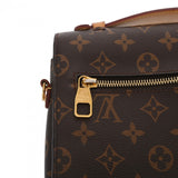 LOUIS VUITTON ルイヴィトン モノグラム ポシェットメティス MM 2WAY ブラウン M44875 レディース モノグラムキャンバス ハンドバッグ Bランク 中古 銀蔵