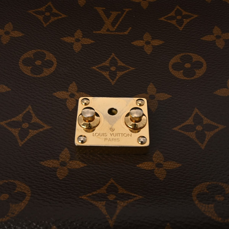 LOUIS VUITTON ルイヴィトン モノグラム ポシェットメティス MM 2WAY ブラウン M44875 レディース モノグラムキャンバス ハンドバッグ Bランク 中古 銀蔵