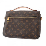 LOUIS VUITTON ルイヴィトン モノグラム ポシェットメティス MM 2WAY ブラウン M44875 レディース モノグラムキャンバス ハンドバッグ Bランク 中古 銀蔵